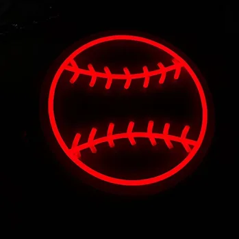 Бейзболен неонов знак Led светлинни знаци Декорация на игрална зала Спалня Тренировъчна зала Стенен декор Персонализиран неон детски подарък
