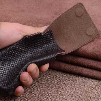 Висококачествена естествена кожа колан-клип телефон случай за Samsung Galaxy Z Fold 5 случай торбичка чанта