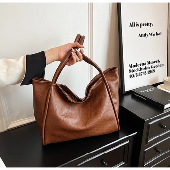 Висококачествена нова чанта за рамо, модерна и универсална, небрежен стил, дамска чанта с меко лице, чанта за пътуване с голям капацитет
