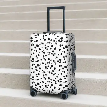 Далматински куче печат куфар покритие полет сладък места точки забавно багаж аксесоари круиз пътуване защита