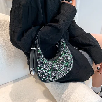Дамска модна чанта с цип многофункционален прост портфейл с цип за открито