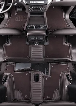 Добро качество! Специални стелки за кола по поръчка за Lexus RX 350hL 2022-2018 6 7 места нехлъзгащи се водоустойчиви двуслойни килими