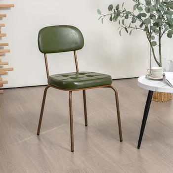 Етаж тапициран стол за хранене уникален луксозен мързелив скандинавски стол за хранене металнеръждаема Regale Cadeiras де Jantar мебели за дома