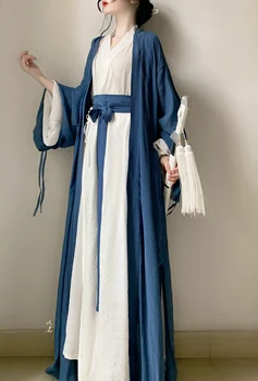 Жени ханфу реколта мода Юката с колан новост вечерна рокля рокля Азия косплей костюм изпълнение ханфу роба