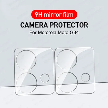 За Motorola Moto G84 случай 2Pcs 3D извит обектив защитно стъкло Moto Rola G54 G14 MotoG84 G 84 5G камера протектор капак Fundas