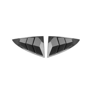 За Tesla Model 3 Y Лувър Заден триъгълник пайети Външни части за модификация, въглеродни влакна, B