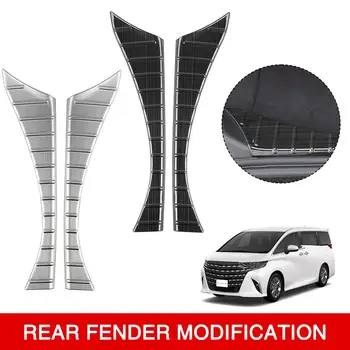 За Toyota Alphard 40 Series AAHH40W AAHH45W Vellfire Series 40 Car Trunk Steel Protector Door Sill Stainless 2023 Car Acce I5R6