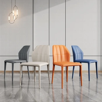 италиански дизайнер трапезни столове минималистичен кухня библиотека спалня столове безплатна доставка Модерни шезлонги Salle Manger мебели