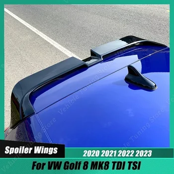 Йотингер стил за VW Golf 8 MK8 TDI TSI 2020 2021 2022 2023 Автомобил заден покрив спойлер крило тялото комплект тунинг гланц черно/въглерод поглед