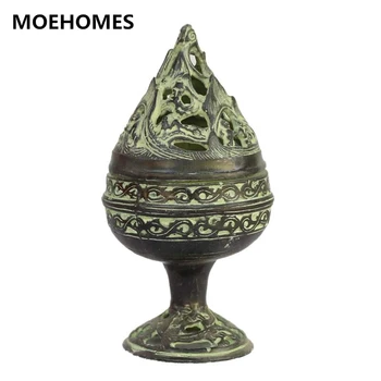 китайска колекция от древна бронзова декорация цвят тамян горелка метал занаятчийски семейни декорации