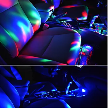 кола USB Неонови цветни светлини за Chevrolet Cruze TRAX Aveo Sonic Lova Sail Equinox Captiva Volt Camaro Cobalt Matiz Spark