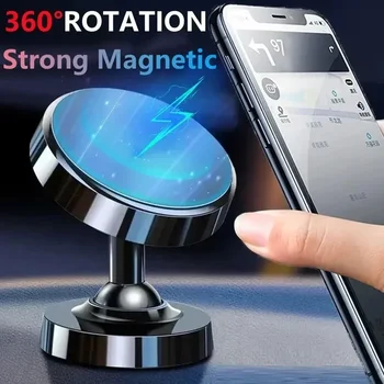 Магнитен държач за телефон в стойка за кола Магнит за мобилен телефон Скоба за кола Магнитен държач за телефон за iPhone 12 Pro Max Huawei Xiaomi