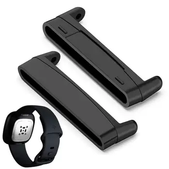 Метален адаптер за Fitbit Versa 2 / Sense Versa 3 / Sense Strap Watch Band Метални резервни съединители за свързване