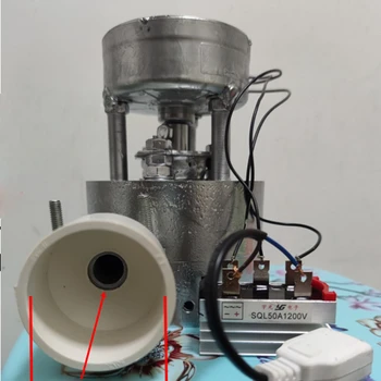 Микротурбинен водноелектрически генератор 220v чиста медна намотка алуминиева сплав водна сила генератор за външно осветление и др.