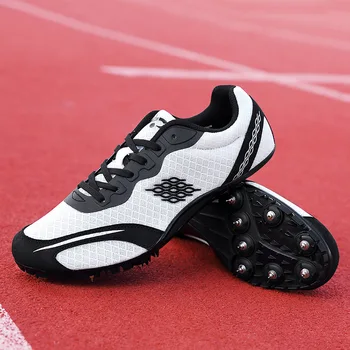 мъже Къси и средни разстояния бягане шипове обувки лека атлетика събития конкуренция професионален атлетичен спринт нокти обувки