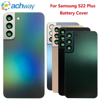 Нов капак за Samsung Galaxy S22 Plus 5G задна батерия капак врата задна SM-S906B задно стъкло корпус за Samsung S22 заден капак