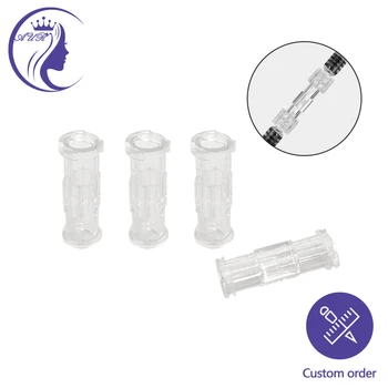 Нов пластмасов женски към женски съединител Luer спринцовка конектор прозрачен за пневматични части