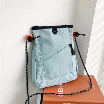 Нова мода мини водоустойчива чанта за пътуване малка квадратна чанта за рамо Мъже жени чанта пратеник чанта Unisex Crossbody чанта