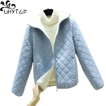 Нови дами зимно яке палта жени палто корейски мода дълъг ръкав плътен цвят парка яке женски палто случайни комфорт 443