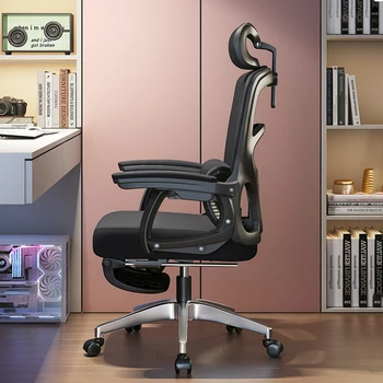 Облегалка за глава Токчета Офис стол Удобен заседнал валяк изпълнителен офис стол дизайн дръжка Silla De Oficina офис мебели