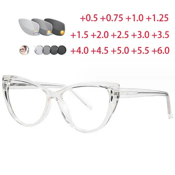 Оптични очила Котешки очи Четене Очила Дамска мода Рецепта Очила Далечно виждане Далекогледство +0.5 +1.0 +2.0 до +6.0