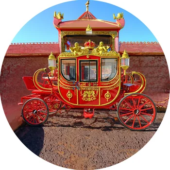 Популярни карета кон теглени превоз сватбен кон изтеглени за продажба Royal Horse Carriage Carts