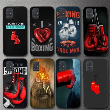 Силни боксови ръкавици Калъф за телефон за Samsung Galaxy S10 S20 S21 Note10 20Plus Ultra Shell
