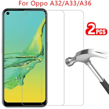 Скрийн протектор за Oppo A32 A33 A36 Закалено стъкло на OPPOA32 OPPOA33 OPPOA36 A 32 33 36 32A 33A 36A Защитно фолио OPO OPPA