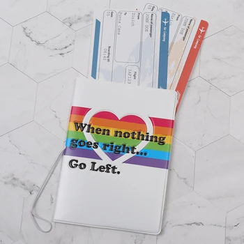 Сладък Аксесоари за пътуване Притежател на паспорт Кожа Мъже Жени Пътуване паспорт Cover Case Притежатели на карти