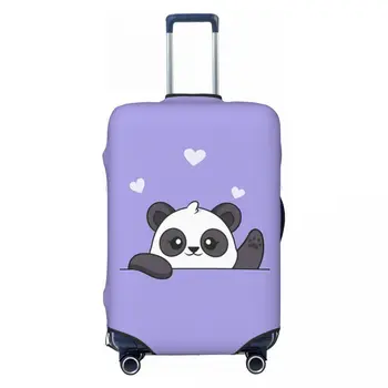 Сладък панда багаж покритие смешно карикатура полет пътуване Strectch животински багаж доставки протектор коледен подарък
