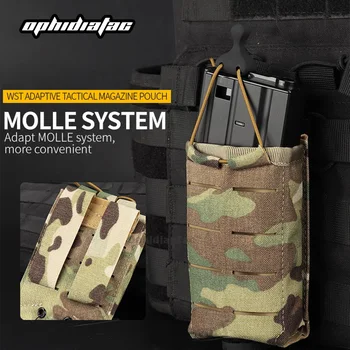 Тактически Molle Mitary Waist Tool Bag Adaption Vest Pack Компактна чанта Open Top 5.56 7.62 WST адаптация тактически списание торбичка