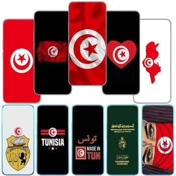 Тунис Карта на флага Капак на телефонната обвивка за Infinix Hot 10i Забележка 11 10 Pro 9 Play 10T за Tecno Spark 8C 8P 5 6 8 Мек калъф