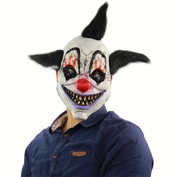 Хелоуин ужас магьосник клоун маска обитаван от духове стая бягство обличане на живо шоу страшно шапки косплей реквизит