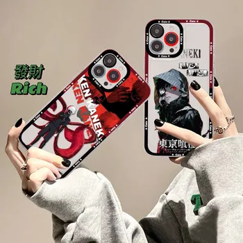 Японско аниме Tokyo Ghoul телефон случай за Redmi 7 8 9 A за Redmi бележка 5 7 8 9 10 11 Pro Max 4G 5G Funfas