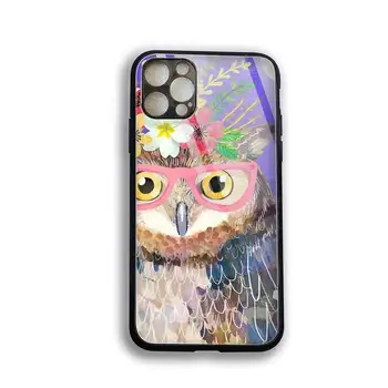 Bird owl сладък калъф за телефон закалено стъкло за iPhone 12 Pro Max Mini 11 Pro XR XS MAX 8 X 7 6S 6 Plus SE 2020 случай
