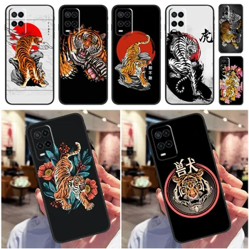 Fashion Animal Tiger Art Case За OPPO A74 A54 A94 A52 A72 A83 A91 A93 A53S A15 A16 A5 A9 A31 A53 2020 Телефон Cover