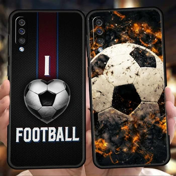 Футболен спортен калъф за телефон за Samsung Galaxy A24 A13 A53 A73 A33 A22 A12 A02 A03 A05 A70 A50 A20 5G силиконов капак